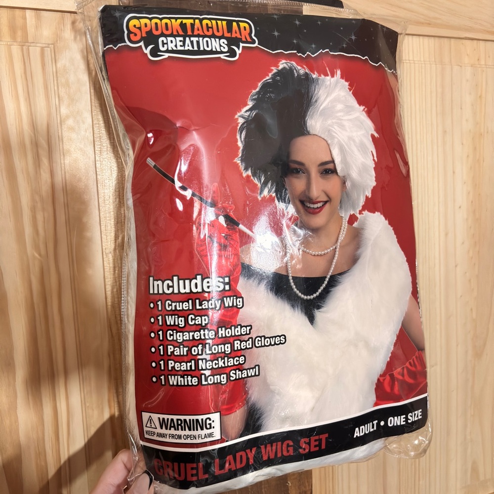 Cruella Wig Set